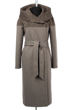 01-10252 Пальто женское демисезонное (пояс) - El podio фото 8