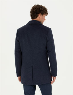 _ndigo Y_n Kar___ml_ Ekstra Slim Fit Ka_e Kaban - Pierre cardin фото 5