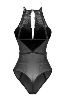Siyah Dantel Biye Detayl? Kapl? Orme Body THMAW26BD00000 - Trendyolmilla фото 4