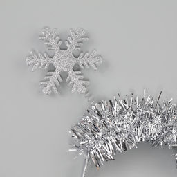 Карнавальный костюм новогодний «Снежинка», платье, ободок, рост 116-122 см