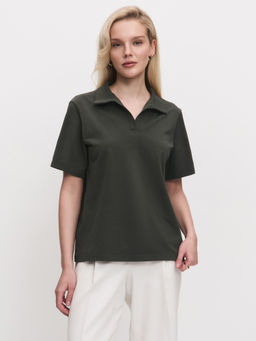 Футболка-поло женская 25234-492 мокко - Avese фото 86