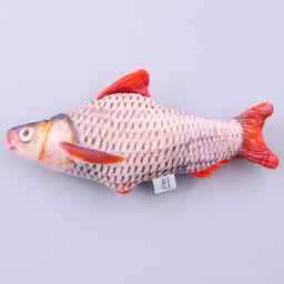 Игрушка для кошек с мятой Красноперка из текстиля, 20 см - Пушистое счастье фото 4