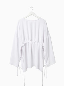 Костюм женский (туника, брюки) MINAKU: Casual Collection, размер 54, белый