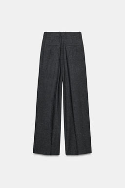ZW COLLECTION WIDE-LEG TROUSERS WITH DARTS - Zara фото 7