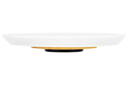 Блюдо сервировочное 33*33*3 см Айсберг на крутящейся дерев. подставке - Elan gallery фото 17