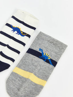 Desenli Erkek ?ocuk Patik ?orap 5li - Waikiki фото 3