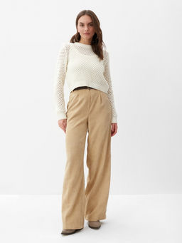 Джемпер сетка женский MIST Knitwear, размер 42 (S), цвет молочный