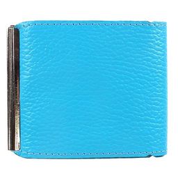 Зажим для купюр Premier-Z-28 натуральная кожа голубой флотер (324) 193785  фото 2