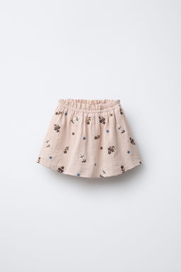EMBROIDERED BERMUDA SKORT