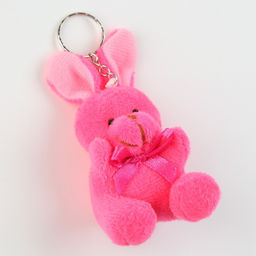 Цена за 24 шт. Мягкая игрушка Кролик на подвесе, 7 см, цвета МИКС - Simaland фото 14