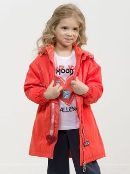 PELICAN, плащ для девочек, Красный  фото 5