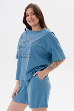 Пижама женская из кулирки Дива топаз - Амадэль фото 12