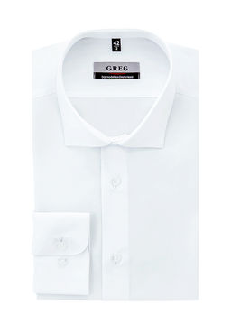 Сорочка мужская длинный рукав GREG 100/199/WHITE/Z  фото 2