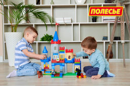 Конструктор Макси - Замок (169 элементов) (в коробке) - Полесье фото 10