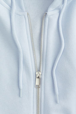 Chaqueta sudadera cropped con capucha y cremallera - H&m фото 7