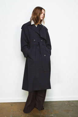 CHECK TRENCH COAT ZW COLLECTION LIMITED EDITION - Zara фото 20