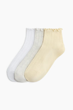 Pack de 3 calcetines tobilleros en punto de canal? - H&m фото 3