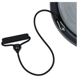 Полусфера BOSU гимнастическая ONLYTOP, с насосом, 46×20 см, серая