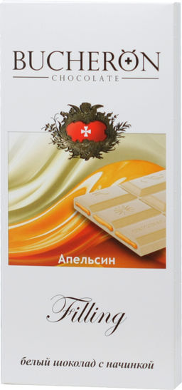 BUCHERON. Filling. Белый шоколад (апельсин) 85 гр. карт.упаковка