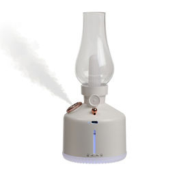 Увлажнитель воздуха «Керосинка» HM-19 ультразвуковой, 0.28 л, 1.5 Вт, 1200 мА/ч, USB, подсветка, эффект тумана, белый