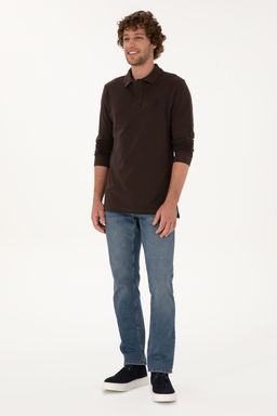 Erkek Koyu Kahverengi Basic Sweatshirt Sepette S_rpriz _ndirim - U.s. polo assn фото 11