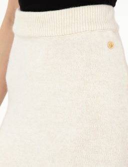 Ekru Loose Fit Triko Etek - Pierre cardin фото 5