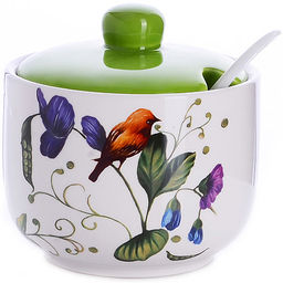 26613 Сахарница 520мл с/кр с/лож Птичка LR (х36)