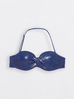 CONTE BRIGHT STORY Лиф-балконет с эффектом push-up shimmer navy blue