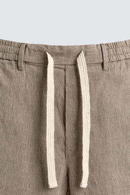 BERMUDA RELAXED FIT ALGOD?N - LINO / Marr?n - Zara фото 8