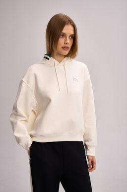 Худи Белый ICONIC Sweat Hoodie