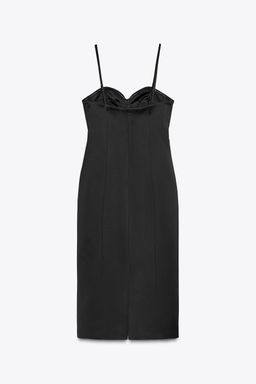 ZW COLLECTION MULTI-POSITION SATIN DRESS - Zara фото 15