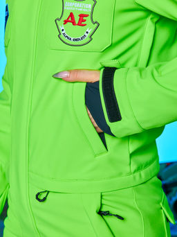Женский сноубордический горнолыжный комбинезон Alpha Endless Aeternitas 223/2305 FAG - Салатовый  фото 35