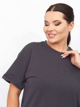 Футболка из хлопка FU20102GRY22