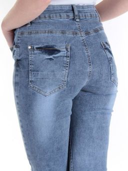 7002 BLUE Джинсы-скинни женские SBS JEANS - Фабричный китай фото 7