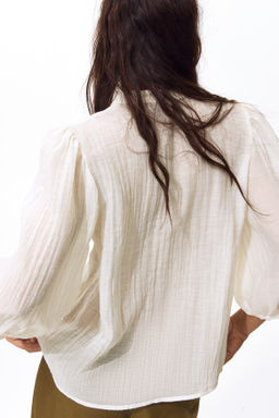 Blusa con mangas globo - H&m фото 7