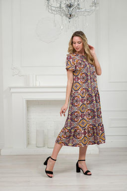 Платье женское из кулирки Кармелита восток - Амадэль фото 10