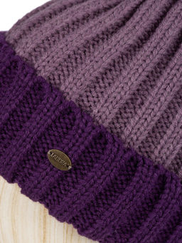 Шапка жен. шерсть+акр LB-I66001 purple/violet - Labbra фото 3