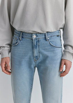 Milan Classic Denim Vintage Ac?k Mavi Jean Pantolon фото 8