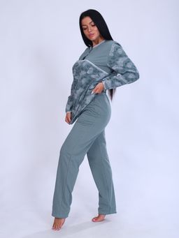 М42 Пижама из футера (бабочки на зеленом) - Иванушка-трикотаж фото 6