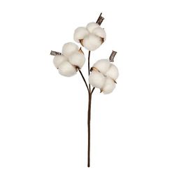 Искусственное растение Blumentag CTW-05 Веточка декоративная хлопок 33 см 5 х 1 шт. 01