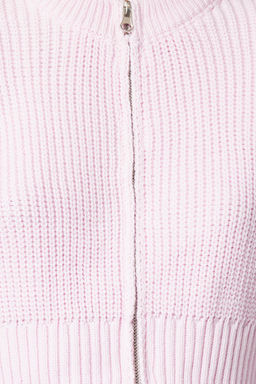 Pembe Crop Vatka Fermuar Detayl? Triko H?rka TWOAW25HI00020