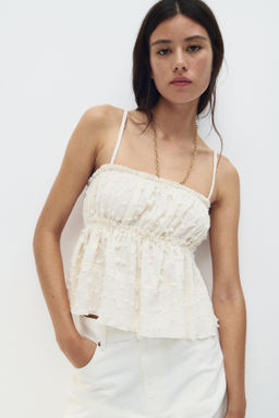 Top en punto con textura - H&m фото 2