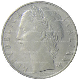 Монета 100 лир 1956 года Италия