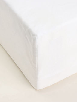 Простыня на резинке 2-спальная SL Home Natural color, 180200+30 см, сатин - Sima-land home фото 9