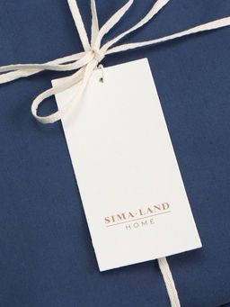 Простыня евро SL Home Percale 300ТС, 235260 см, синяя, хлопок 100% - Sima-land home фото 6