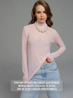 трендовая Водолазка-гольф из сетки - Sahar art lab фото 13