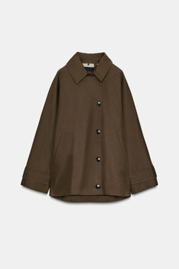 ZW COLLECTION FAUX SHEEPSKIN COLLAR PARKA - Zara фото 17