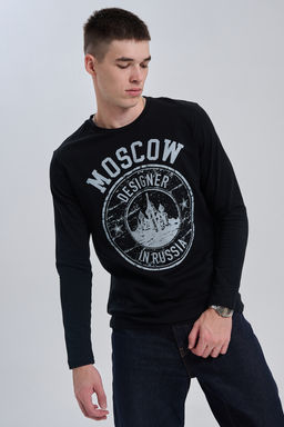 8573 футболка с дл.рукавом унисекс