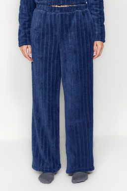 Trendyolmilla Antrasit Wellsoft K?sl?k Orme Pijama Tak?m? THMAW24PT00042  фото 7