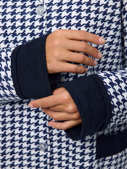 Пижама женская из футера Салли синий - Амадэль фото 17